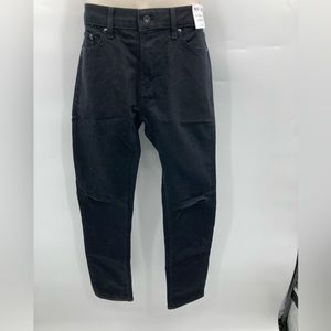 Topman Men’s Black Distressed Stretchy Skinny Jeans